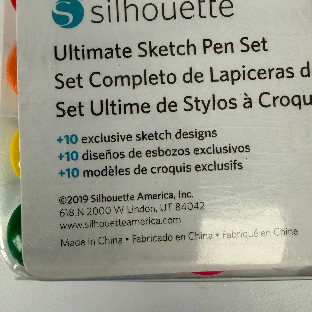 Silhouette Ultimate Sketch Pen Set 24 Piece Cameo 4 Compatible Assorted Colors